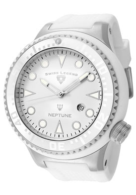 Swiss Legend White Neptune Men's Watch at WorldofWatches