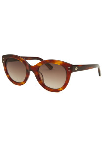 Lacoste Women's Round Tortoise Sunglasses